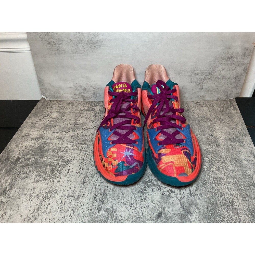 Kyrie 4s Low Crimson Red Size 12 One World People - Picture 2 of 6